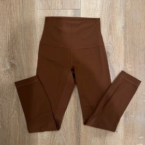 Lululemon align leggings in roasted brown